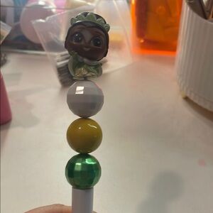 Princess Topper Pen with Colorful Beads